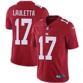 Nike Men & Women & Youth Giants 17 Kyle Lauletta Red Alternate NFL Vapor Untouchable Limited Jersey,baseball caps,new era cap wholesale,wholesale hats